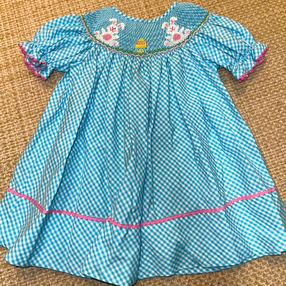 Velani Classics Easter Bunny Dress- 9M